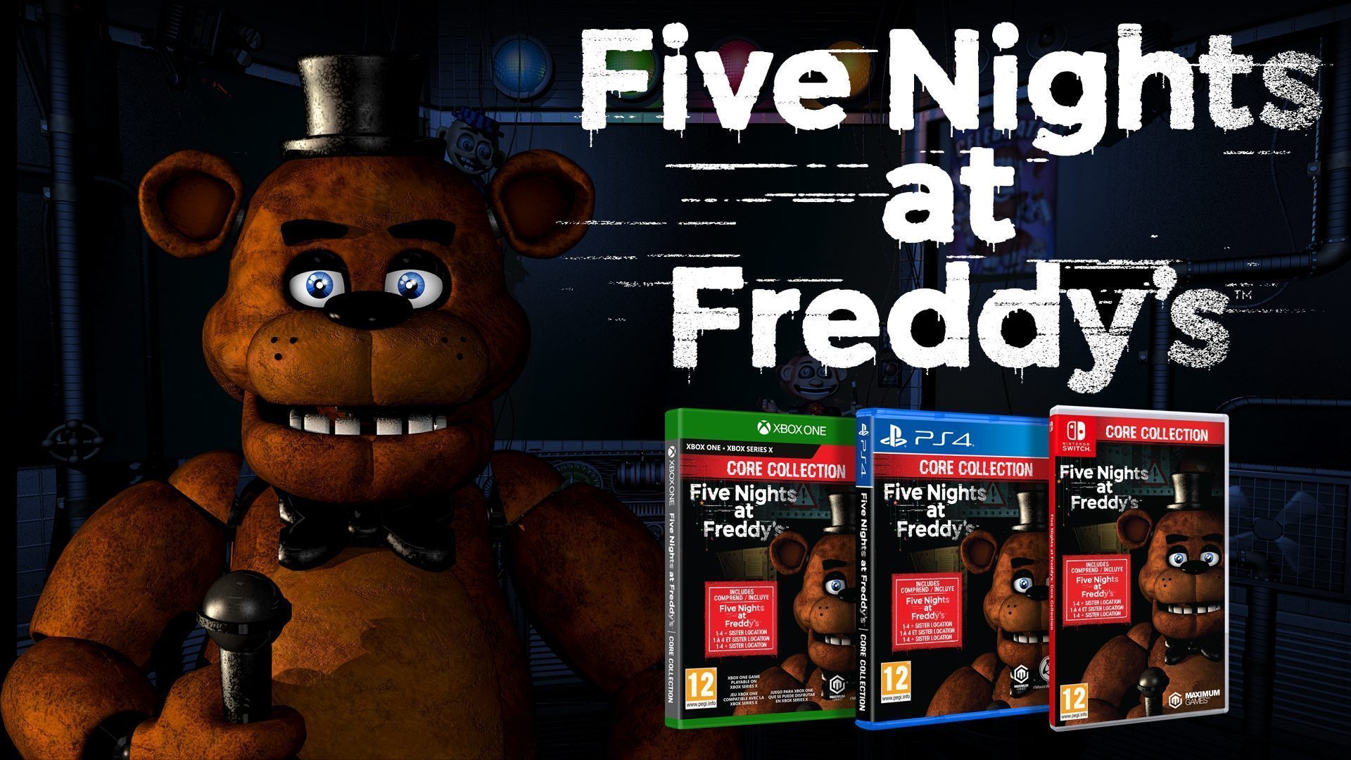 Five Nights At Freddy S Core Collection Ps4 Switch Xbox Just For Games