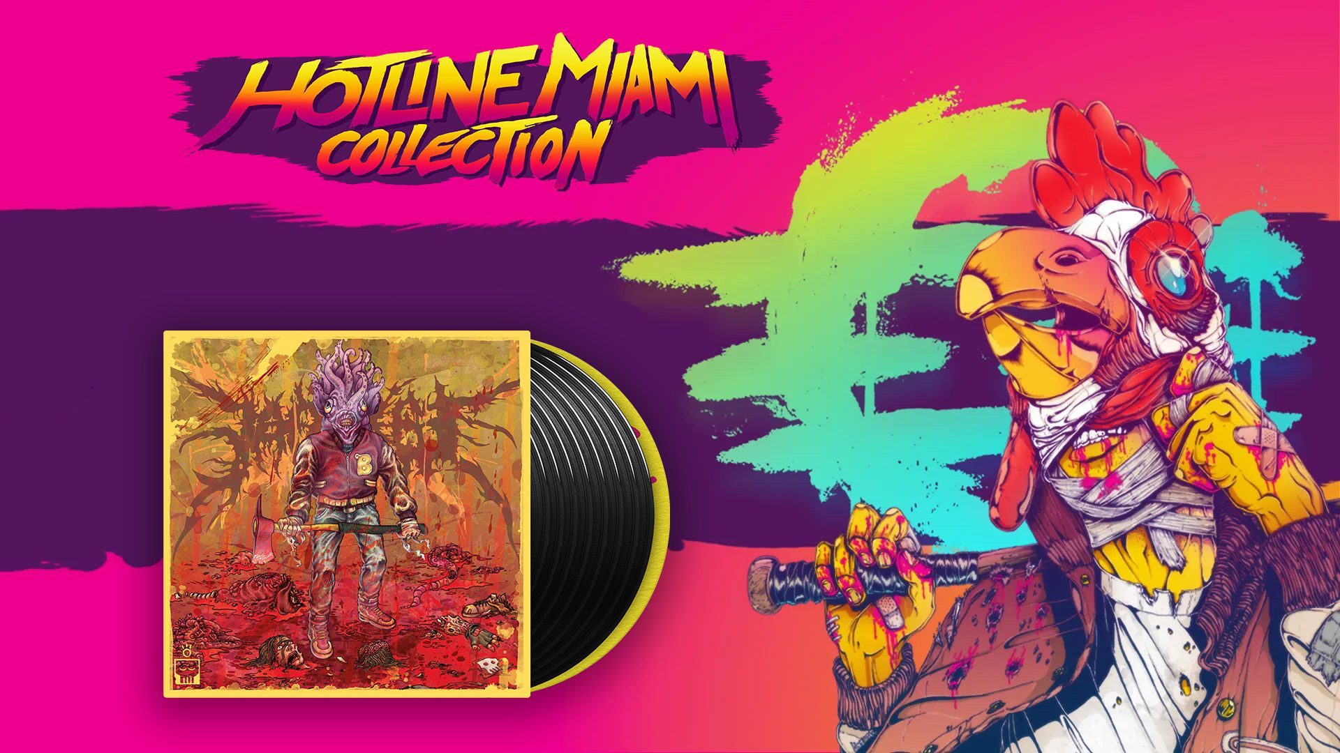 Célébrez les 10 ans de la saga Hotline Miami avec le coffret exceptionnel 8  vinyles disponible en France en mai 2023 - JUST FOR GAMES